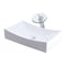 Novatto Porcelain Vessel Sink Combo with Chrome Faucet, Drain and Sealer NSFC-0114117003CH - alternate 1